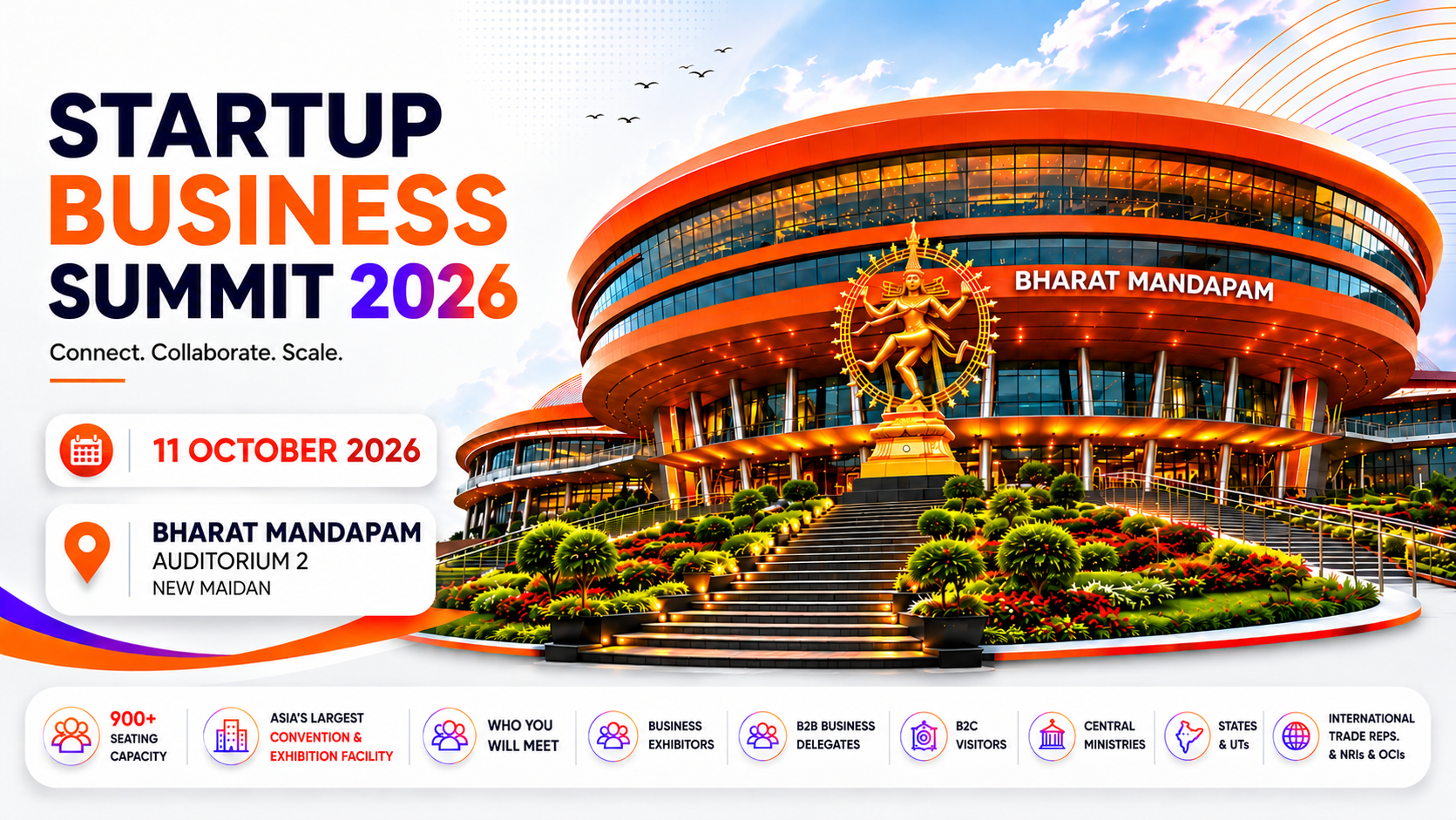 Startup Business Summit 2026 at Bharat Mandapam
